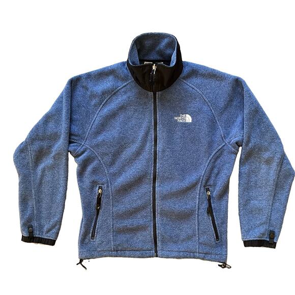 The North Face Jackets & Blazers - The North Face Womens Blue Heather Polartec Full Zip Fleece Jacket Size M 14071